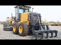 Грейдер мотора гусеницы грейдера мотора оборудования двигателя 4 ходов тяжелый video