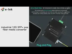 DIN Rail Fiber Media Converter With 4 Digit DIP Switch Function
