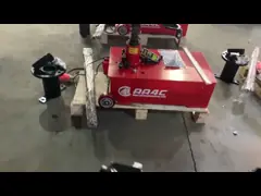 Портативное мобильное обслуживание автошины подвергает электрический безламповый изменитель механической обработке 22,5 покрышки тележки AA4C video