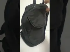 Рюкзак футбола большой емкости изготовленный на заказ, черный рюкзак футбола с отсеком ботинка video