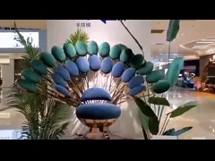 Стула софы павлина софа одиночного классическая современная роскошная светлая одиночная video