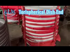 SS304 Torispherical Dish Head with Diameter of 1500mm and Thickness of 5mm