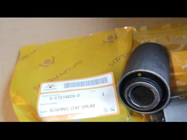 Round Spring Bushing ISUZU NPR Parts 8970748260 Layering Rubber And Thicker Inner Steel Pipe