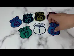 Dinosaur PMS Color 5CM Custom Embroidered Patches Iron On Clothing Patches video