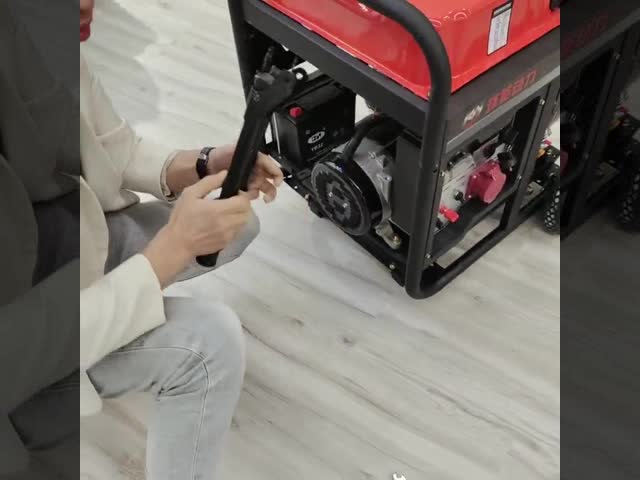 Portable Small Three Phase Mobile 6.5kW Standby Outdoor Diesel Engine Power Generator
