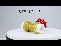 General Brass PPR Gate Valve 2 Inch 4 Inch Normal Temperature