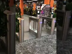 Пешеходная нержавеющая сталь турникета SUS304 барьера качания с читателем RFID video