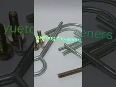 Оцинкованная метрическая болты с фланцем с шестигранной головкой из углеродистой стали ДИН6921 М12 video