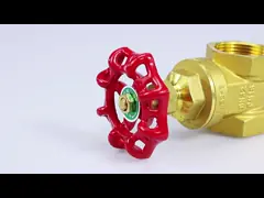 Запорная заслонка прочной латунной модулирующей лампы глобуса гидравлическая ручная video