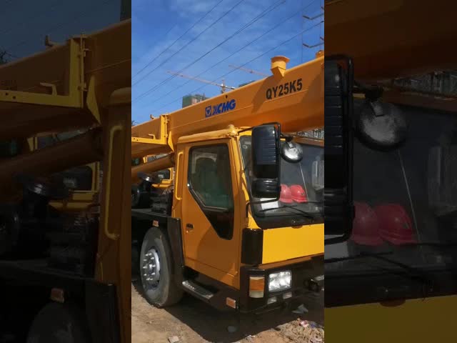 2015 XCMG 25 используемая тонной кабина большого взгляда вагона с краном QY25K5 роскошная видео