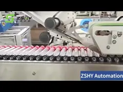 машина для прикрепления этикеток собственной личности 1.8kW слипчивая автоматическая для индустрии косметик video