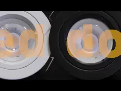 Потолочное освещение СИД врезало алюминиевое крытое освещая приспособление GU10 утопило штуцер Downlight video