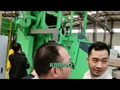 Высокая машина съемки барабанчика наклона урожайности 0.6m3 взрывая со стальным барабаном video