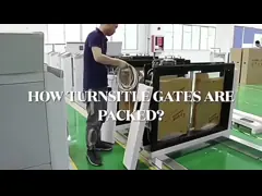 Анти- столкновение сползая ворота барьера, систему ворот турникета ESD для здания video