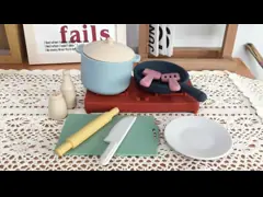 2023 новых не токсических игрушки силикона младенца BPA свободных для варить кухни дома игры video