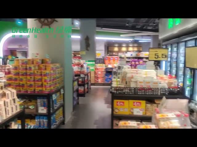 スーパーマーケット / コンビニストア 右角オープンタイプ 冷蔵庫 食品 / 飲料の保管