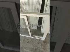 Janela vitrificada do projeto UPVC da janela da casa do estilo do projeto do impacto do furacão dobro europeu novo