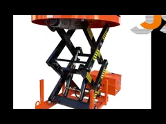 China Hot Sales Mobile 800Kg Payload Capacity Platform 1010mm * 520mm Manual Scissor Lifter Tables Max Height 1410mm supplier