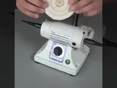 Токарный станок с двойной головкой Foredom, настольный токарный станок 0-7000 об/мин video