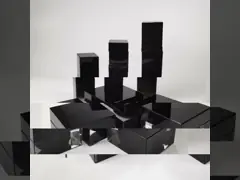 Контейнер сливк бутылки 30g 50g насоса лосьона Eco дружелюбный акриловый квадратный косметический 30ml 50ml video