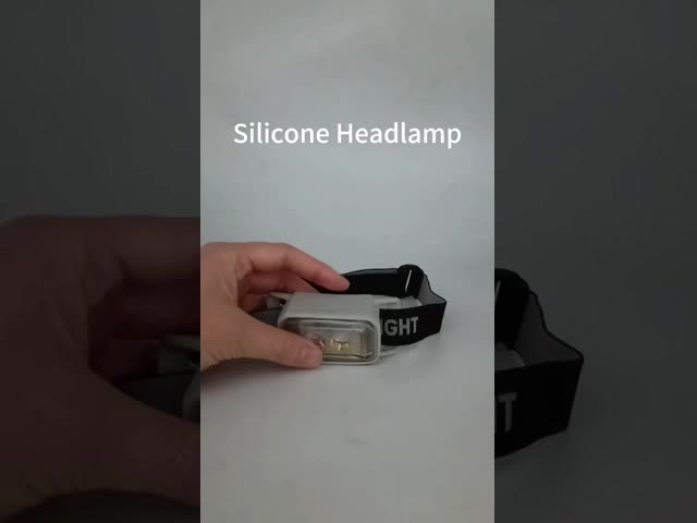 SMD COB LED Headlamp Silicone Headlamp Red 2xLED 45lm 6M 3AAA LED Light Source