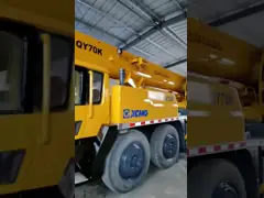 Кран тележки 2015 XCMG 70 используемый тоннами привел кран установленный тележкой QY70K/QY70KH video