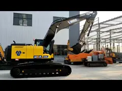 Оборудование двигать земли экскаватора 0.8m3 малошумной длинной руки мини video