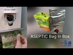 Сумка молока сока в коробке 1 - сумка тома 30Л заполняя безгнилостная поддерживает стерильность и срок годности при хранении video