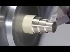 Части Cnc нержавеющей стали поворачивая подвергли плакировку механической обработке никеля точности OEM подвергая механической обработке video