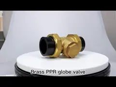 Выкованный тип качания PPR латунный не возвращает клапан горизонтальный для счетчика воды video