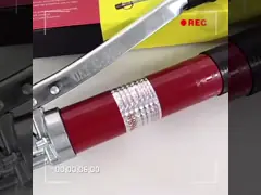 Одиночная рука насоса 10000psi привелась в действие оружие тавота 600cc гидравлическое для инструментов смазки ремонта автомобилей video