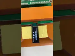 0.91 дюймовый PMOLED дисплей с PCBA, разрешение 128x32, интерфейс I2C с 4 булавами, управляющий IC SSD1306 video