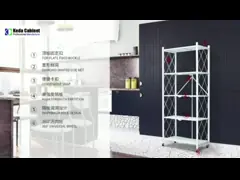 Хранение организатора популярного более низкого шкафа кухни раковины расширяемое для дома video