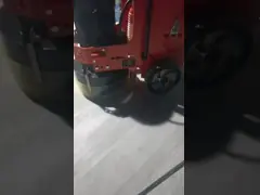 шлифовальный станок пола нажима руки 420mm конкретный Semi автоматический с собранием пыли малошумным video