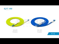 Uni Tube Simplex Duplex Armored Fiber Patch Cord Aramid Yarn Reinforced