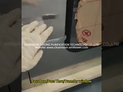 Stainless Steel 304 Clean Pass Box With Mechanical/Electric Interlock