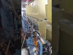 Стальная алюминиевая роликовая дверная машина с спиральным редуктором video