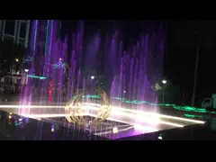 Светодиодный музыкальный фонтан из нержавеющей стали RGB подводный свет video