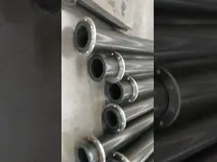 Ультра высокомолекулярная трубка Uhmwpe трубы полиэтилена веса коррозионностойкая video