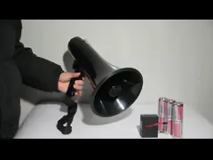 PA Megaphone , Horn ,Talk , Siren , Music , Voice range 0.5KM  , 9V Power source , ABS Housing