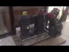 630А Высоковольтный переменный ток Полюс установленный выключатель мощный высокоэффективный использованный мощный вакуумный выключатель video