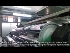 Износостойкий ломкий покрытый лист ПК ясного прозрачного поликарбоната твердый для общественного здания video