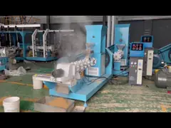 Высокопроизводительный сухой тип плавучей рыбы для домашних животных Кукурузная кормовая экструзер автоматическое кормление video