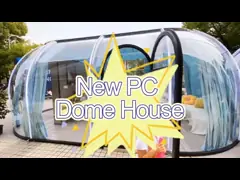 UV resistance 10x10 Clear Bubble Tents Heat Resistant PC Polycarbonate Dome Tent