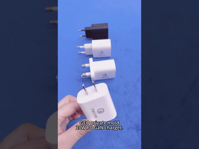 5В 3А GaN быстрая зарядка зарядное устройство для iPhone 20W Максимальная безопасность выхода видео