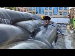 Сумка для обезвоживания шлама из геотекстильной трубки Geotube для защиты от эрозии банка video