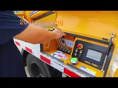 тележка деятельности большой возвышенности тележки 200kg рабочей платформы ведра 21m воздушная телескопичная video