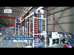 Stainless Steel SUS304 Ice Tube Instrument With Refrigeration Capacity Of 28.3kw