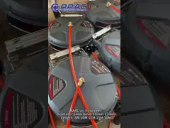 Вьюрка шланга для подачи воздуха сетки PU вьюрка гибкого рукава AA4C вьюрки шланга автоматического Retractable электрические совмещенные с лампой video