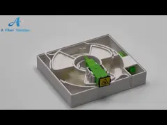 1 Core ABS FTTH Fiber Optic Terminal Box Invisible For Wall Socket